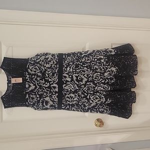 Ann Taylor Floral Black Dress Size 10 Petite (Brand New)